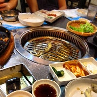 Photo taken at Sampo Korean Charcoal BBQ Restaurant by Glen K. on 12/25/2012