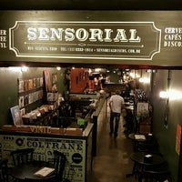 Photo taken at Sensorial Cervejas, Cafés &amp;amp; Discos by Ricardo N. on 1/27/2017
