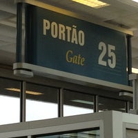 Photo taken at Portão B25 by Ricardo N. on 12/28/2012
