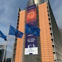Photo taken at European Commission - Berlaymont by Hugh S. on 2/15/2020