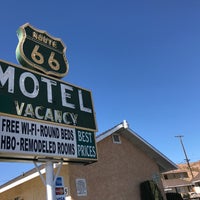 Das Foto wurde bei Route 66 Motel von Offbeat L.A. am 2/25/2018 aufgenommen