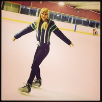 Photo taken at Iceland Ice Skating Center by Offbeat L.A. on 12/28/2012