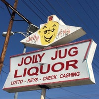 Photo taken at Jolly Jug Liquor Store by Offbeat L.A. on 4/7/2016