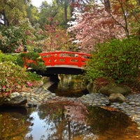 Photo taken at Descanso Gardens Japanese Garden Teahouse by Offbeat L.A. on 3/19/2013