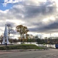 Photo taken at Часовня Казанской Божьей Матери by Nastya K. on 10/26/2017