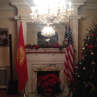 Photo taken at Embassy of Kyrgyzstan by Ruslan T. on 12/21/2014