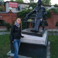 Photo taken at Памятник Чехову by Daria V. on 6/13/2016