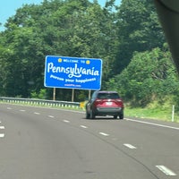 Photo taken at New Jersey / Pennsylvania State Line by Allie F. on 7/6/2023