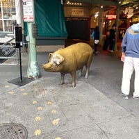 Photo taken at Rachel the Pig at Pike Place Market by Allie F. on 8/27/2021