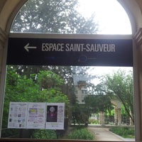 Photo taken at Espace Saint-Sauveur by Nicolas E. on 5/9/2013