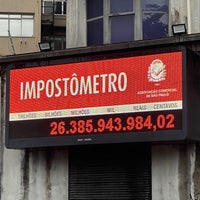 Photo taken at Impostômetro SP by Virgílio F. on 1/3/2022