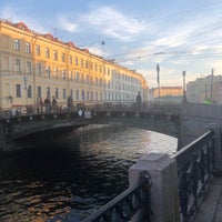 Photo taken at Большой Конюшенный мост by Davidovich T. on 6/24/2018