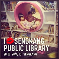Photo taken at Sengkang Public Library by @justbeingarlyn on 4/28/2013