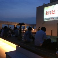 Photo taken at Claska Rooftop Bar by Ryo S. on 7/23/2014