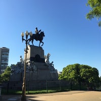 Photo taken at Plaza Bartolomé Mitre by Hadrien B. on 12/29/2016