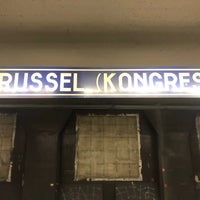 Photo taken at Station Brussel-Congres / Gare de Bruxelles-Congrès by Jiayi W. on 1/21/2020