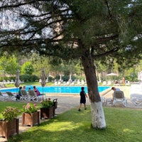 Photo taken at Hrazdan Hotel Pool by Delaram on 7/11/2021