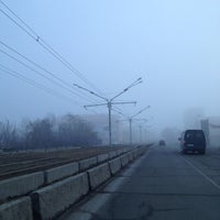 Photo taken at Чапаевский мост by Давид on 1/26/2013