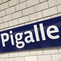 Photo taken at Métro Pigalle [2,12] by ᧒𐑵𐑥𐑞੬𐑾ɛ / on 9/23/2015