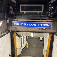 Photo taken at Chancery Lane London Underground Station by I B. on 1/31/2024