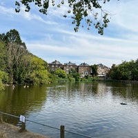 Photo taken at Hampstead Heath Ponds by I B. on 8/14/2022