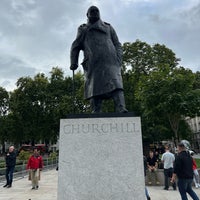Photo taken at Winston Churchill Statue by I B. on 9/10/2022