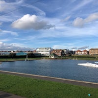 Photo taken at Hove Lagoon by I B. on 10/30/2021