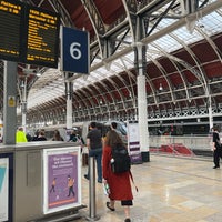 Photo taken at Platform 6 (Heathrow Express) by I B. on 5/5/2022