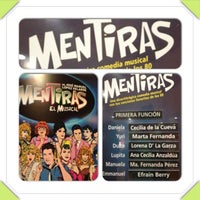 Photo taken at Mentiras el Musical by Tabris on 4/28/2013