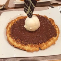 Photo taken at Crepes &amp;amp; Waffles by Cinthya on 4/19/2015