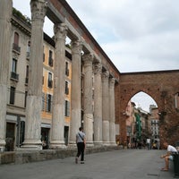 Photo taken at Columns of San Lorenzo by Giacomo G. on 8/6/2011