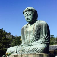 Photo taken at Great Buddha of Kamakura by Vara S. on 12/19/2015
