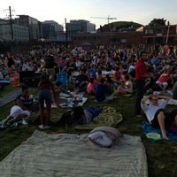 Photo taken at NoMa Summer Screen by Jeff on 6/5/2013
