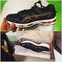 Photo taken at Asics Store by BoomMiez P. on 9/12/2015