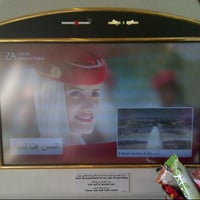 Photo taken at Emirates Flight to Dubai by Hubert F. on 7/2/2013