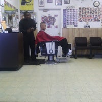 Photo taken at Mike&amp;#39;s Barber Shop by Crystina B. on 2/28/2013