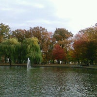 Photo taken at Bowne Park Pond by Christine T. on 11/5/2013