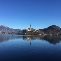 Photo taken at Lake Bled by Ivana V. on 1/1/2017