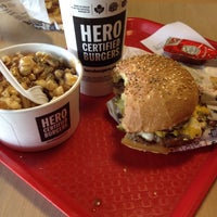 Photo taken at Hero Certified Burgers by Jim L. on 10/18/2013