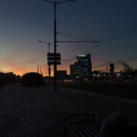 Photo taken at Остановка «Улица Петра Глебки» by Nastya D. on 1/9/2017