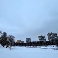 Photo taken at Черкизовский (Архиерейский) пруд by Olga K. on 1/23/2022