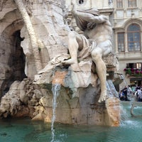 Photo taken at Piazza Navona by DTomás C. on 5/8/2013