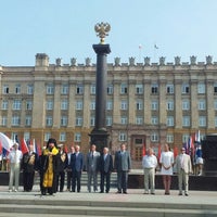Photo taken at Стела «Город воинской славы» by Михаил К. on 7/10/2013