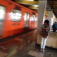Photo taken at Metro Aragón by Andrews G. on 8/23/2014