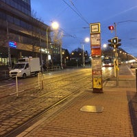 Photo taken at Vozovna Žižkov (tram) by Martin V. on 1/6/2015