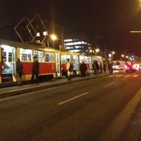 Photo taken at Slavia - Nádraží Eden (tram) by Martin V. on 1/11/2013