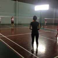 Photo taken at P.K.K. Badminton by LadyMayMay S. on 1/13/2014