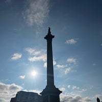 Photo taken at Trafalgar Square Lions by Serch A. on 6/6/2023