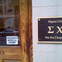 Photo taken at Sigma Chi Fraternity - Columbia University by Kaushal A. on 9/29/2012