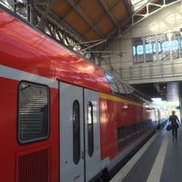 Photo taken at Lübeck Hauptbahnhof by Christian S. on 6/11/2015